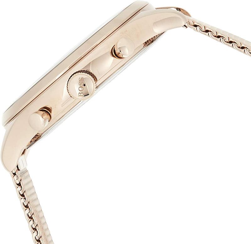 Hugo Boss Men's Companion Rose Gold-Tone Steel Bracelet Watch HB1513548 - Watches of America #3