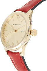 BURBERRY Ladies The Classic Round Leather Strap Women's Watch BU10102 - Watches of America #2