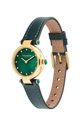 Coach Cary Emerald Green Leather Strap Women's Watch 14503951 - Watches of America #2