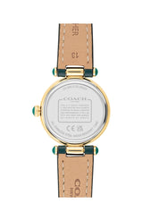 Coach Cary Emerald Green Leather Strap Women's Watch 14503951 - Watches of America #3