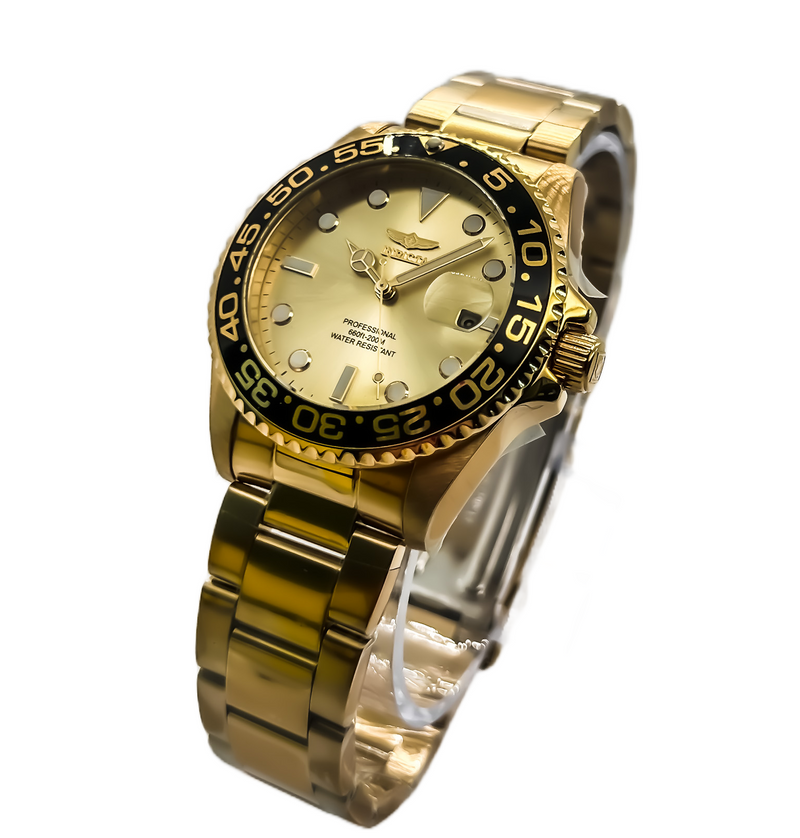Invicta Pro Diver Quartz Gold Dial Ladies Watch 36544