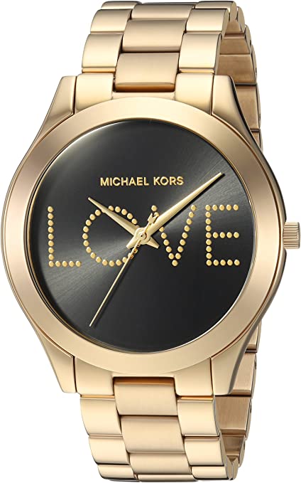 Michael Kors Slim Runway Gold Tone Women's Watch  MK3803 - Watches of America