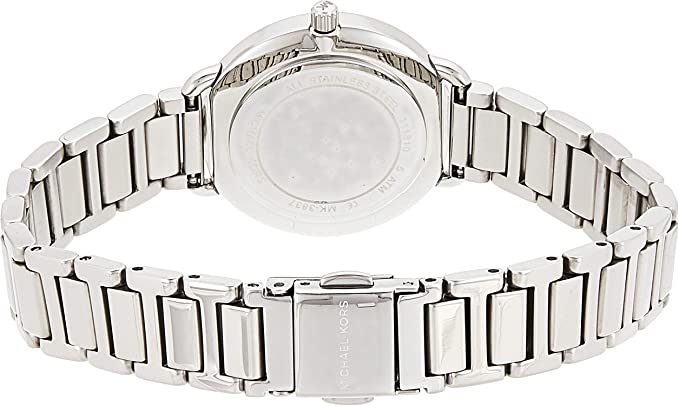 Michael Kors Portia Reloj de cuarzo con esfera plateada para mujer MK3837