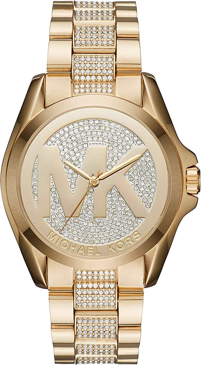 Michael Kors Bradshaw Gold Tone Pave Women's Watch  MK6487 - Watches of America