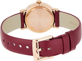 Marc by Marc Jacobs Women's Red Dial Leather Band Watch MBM1271 - Watches of America #2
