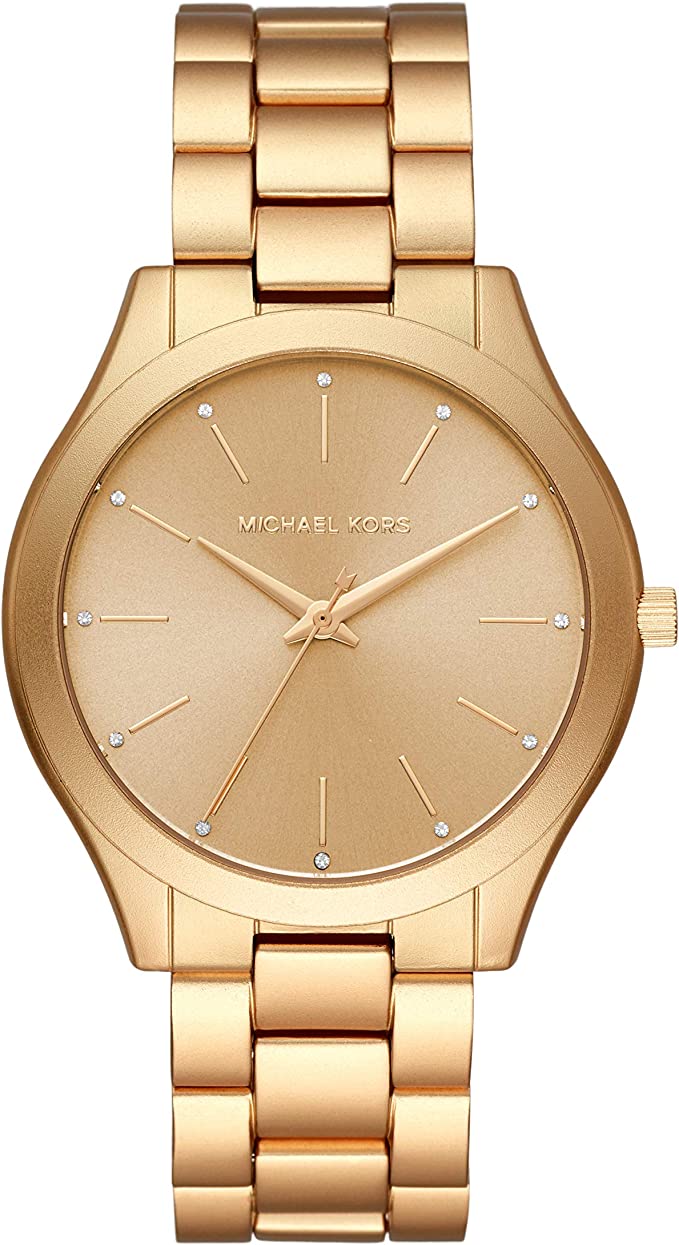 Michael Kors Slim Runway All Gold Women's Watch  MK4501 - Watches of America