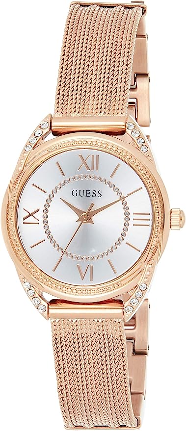 Guess Whisper Women's Silver Dial Metal Band Women's Watch  W1084L3 - Watches of America