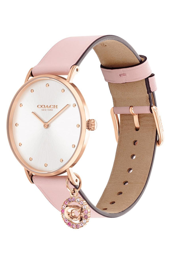 Coach Perry Pink Leather Women's Watch 14503884 - Watches of America #2