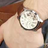 Fossil Grant Twist Multifunción Beige Dial Hombres Reloj ME1144