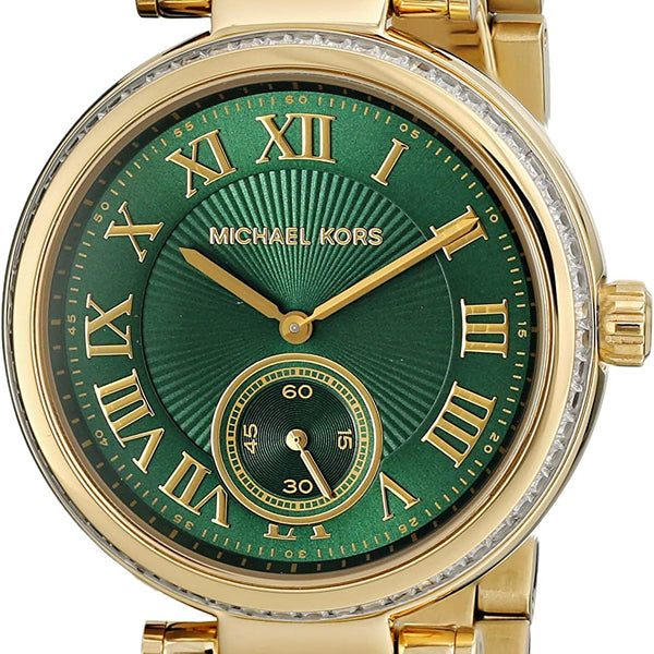 Michael kors women's clearance watch green face