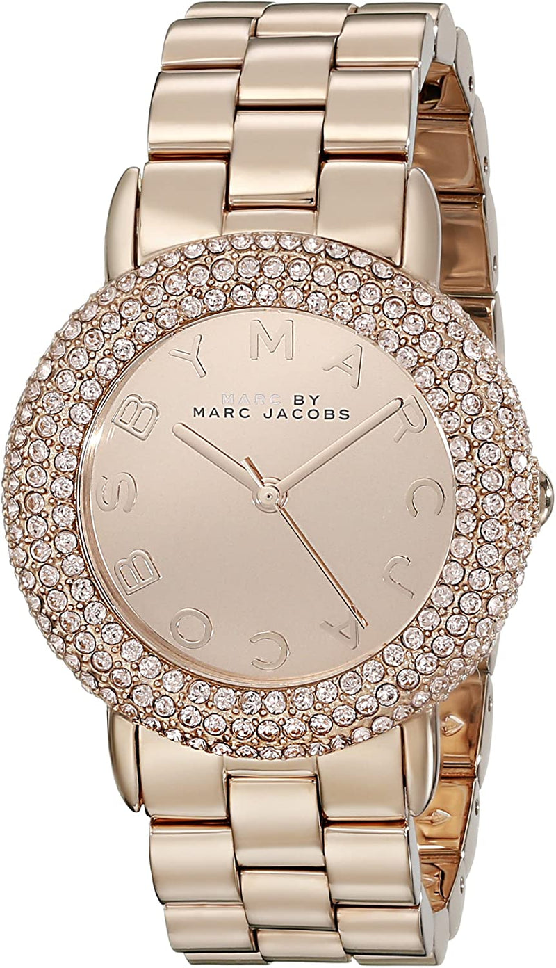 Marc by Marc Jacobs Women's  Marci Analog Display Analog Quartz Rose Gold Watch  MBM3192 - Watches of America