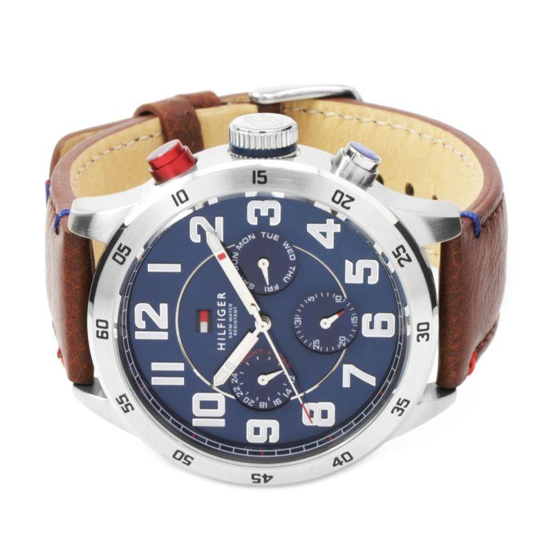 Reloj Tommy Hilfiger multifunción con esfera azul para hombre 1791066