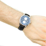 Hugo Boss Jet Chronograph Black Leather Men's Watch 1513283 - Watches of America #5