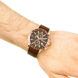 Hugo Boss Rafale Chronograph Brown Dial Men's Watch 1513392 - Watches of America #4