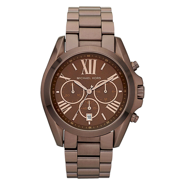 Michael Kors Bradshaw Chronograph Espresso Dial Unisex Watch  MK5628 - Watches of America