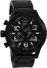 Nixon 42-20 Chrono Black Dial Steel Men's Watch Men's Watch A037-001 - Watches of America #3