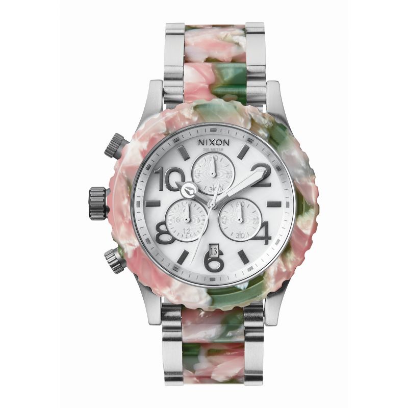 Nixon 42-20 Mint Julep Chronograph Silver Dial Women's Watch Women's Watch  A037-1539 - Watches of America