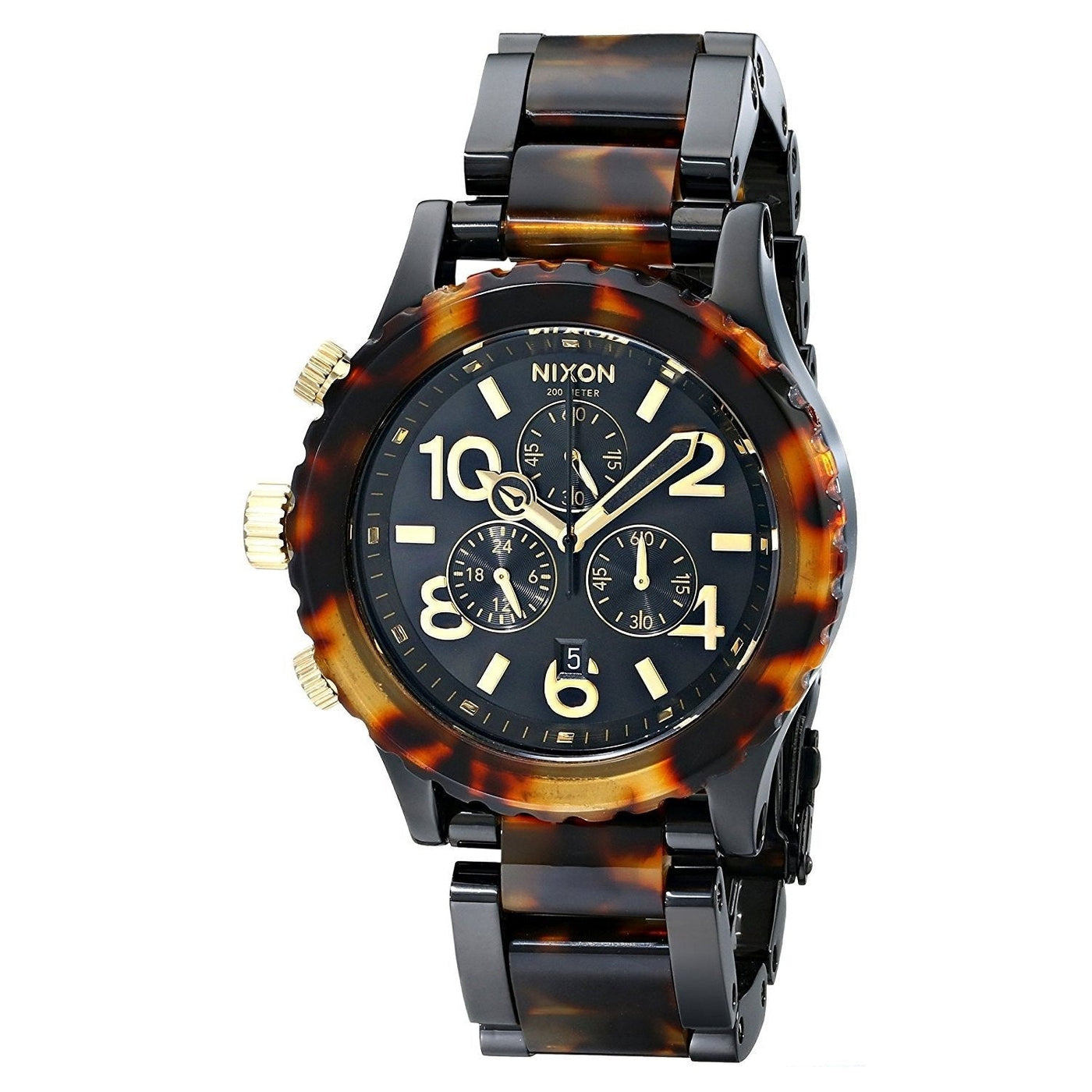 NIXON THE 42‑20 Chrono “Tortoise 新品電池 NIXON THE 42‑20 Chrono “Tortoise 新品電池