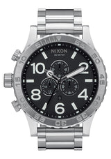 Nixon 51-30 Stainless Steel Chrono Black Men's Watch  A083-000 - Watches of America