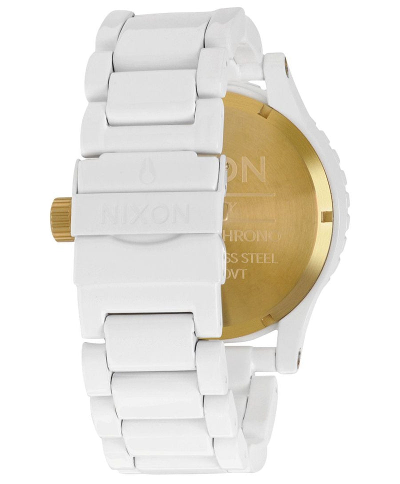 Nixon 51-30 Chronograph White Ion-plated Men's Watch A083-1035 - Watches of America #3