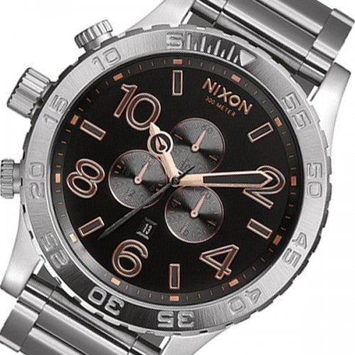 Nixon 51-30 Grey Rose Gold Tone Dial Men's Watch A083-2064 - Watches of America #3