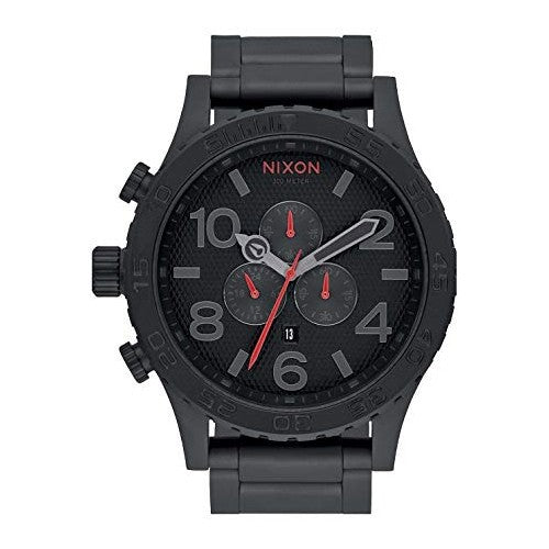 Nixon 51-30 Chrono Black Red Men's Watch  A083-2298 - Watches of America