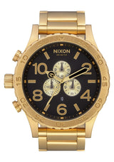 Nixon 51-30 Chrono Gold & Black Men's Watch  A083-510 - Watches of America