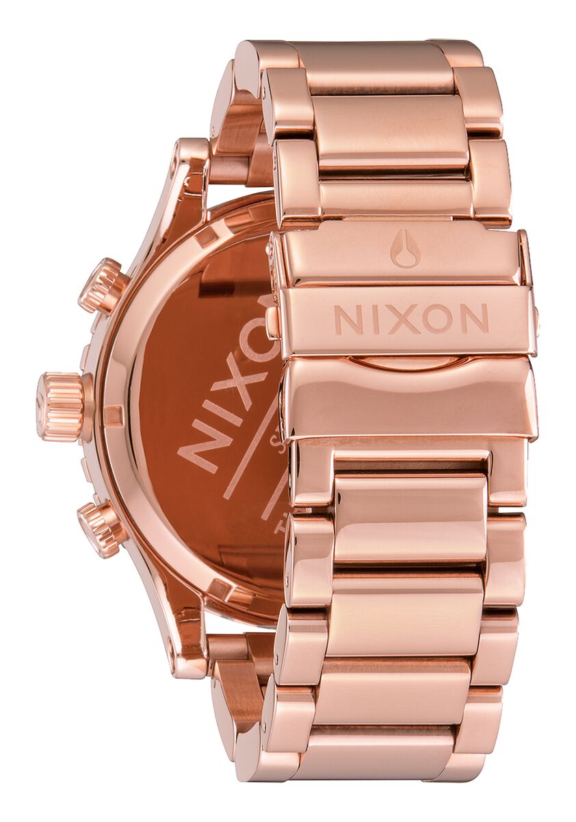 Nixon watch rose gold best sale