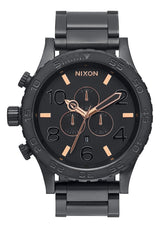 Nixon 51-30 Black Stainless Steel Chrono Men's Watch  A083-957 - Watches of America