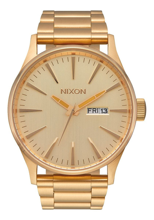 Nixon Sentry All Gold Dial Men's Watch  A356-502 - Watches of America