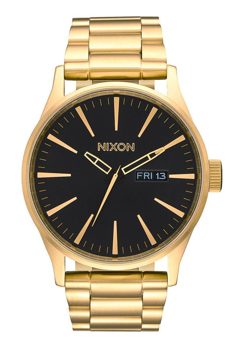 Nixon Sentry Black Dial Gold-tone Men's Watch  A356-510 - Watches of America