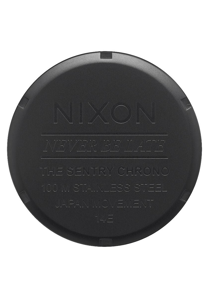 Nixon Sentry Chronograph Stainless Steel Black Dial  Men's Watch A386-1041 - Watches of America #3