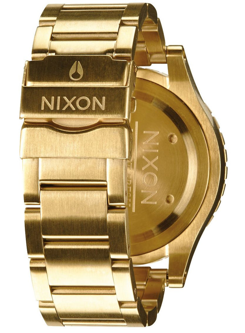 Nixon 48-20 Chrono Gold Tone Dial Men's Watch A486-502 – Watches 