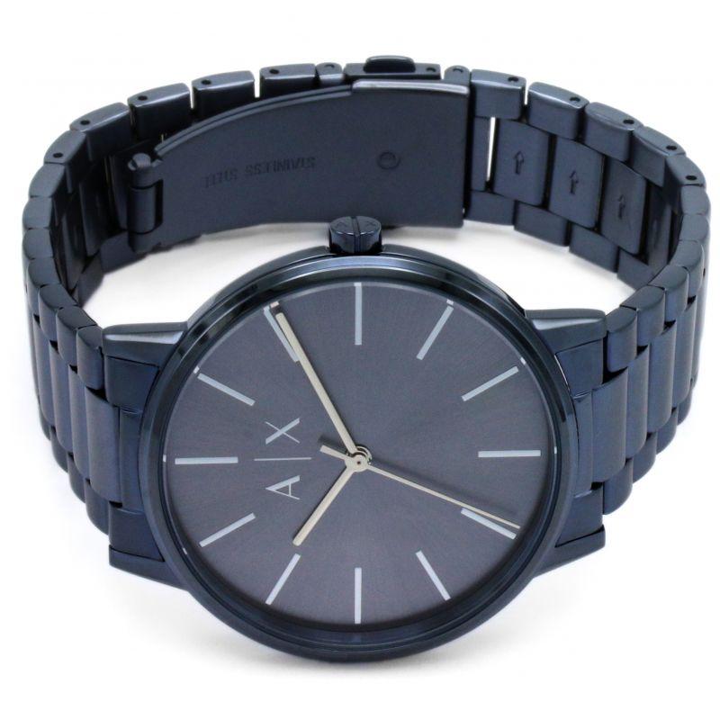 Steel Analog-Quartz Armani America Stainless Watches – Watch AX2702 Exchange Men\'s of Cayde