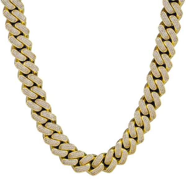 Big Daddy 18mm Gold & Diamond Cuban Link Chain