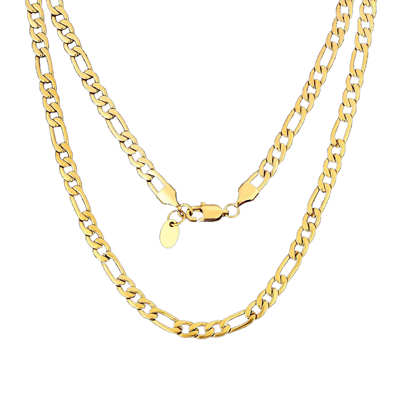 Big Daddy 5mm Gold Figaro Chain