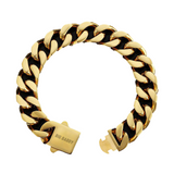 Brazalete de cadena curva Big Daddy de 14 mm