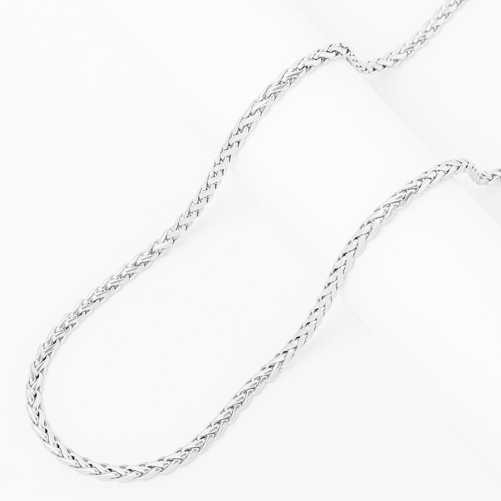 Big Daddy 5MM Silver Steel Spiga Rope Chain