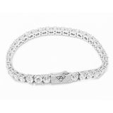 Big Daddy 6MM Diamond Silver Tennis Bracelet