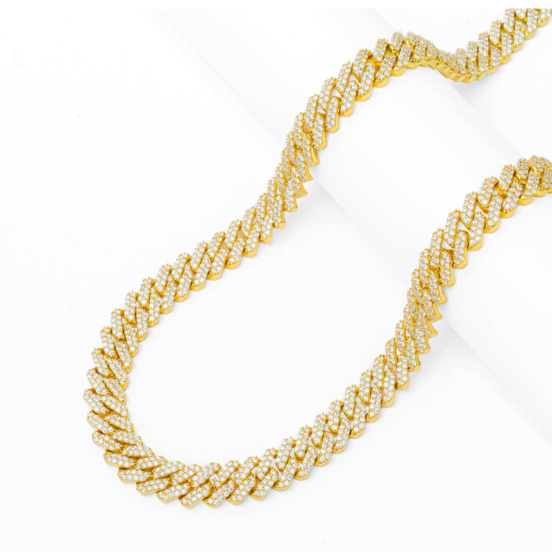 Big Daddy 12MM Full Iced Out Cuban Gold Chain