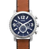 Fossil Vintage Chronograph Brown Leather Strap Men’s Watch BQ2126 - Watches of America #2