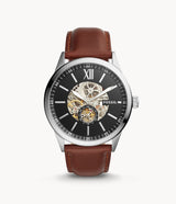 Fossil Flynn Automatic Brown Leather Men's Watch BQ2270 - Watches of America #2