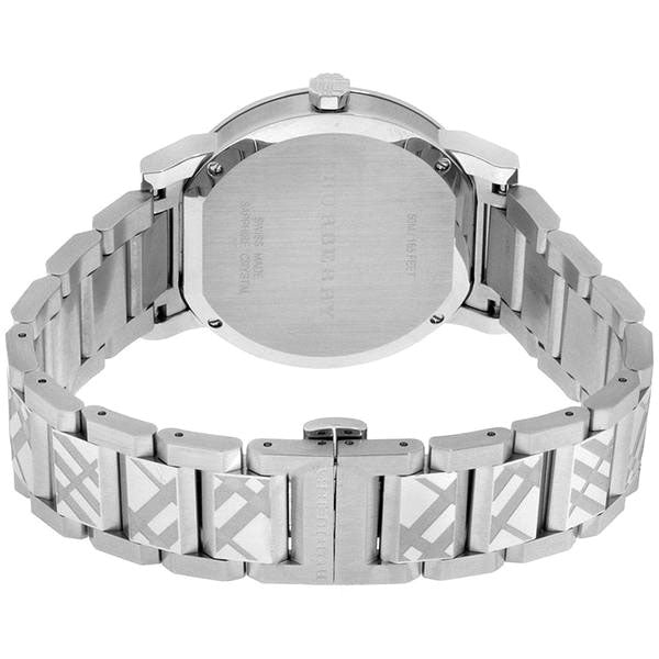 Burberry Men’s Swiss Made Stainless Steel Silver Dial Men's Watch BU9037 - Watches of America #3