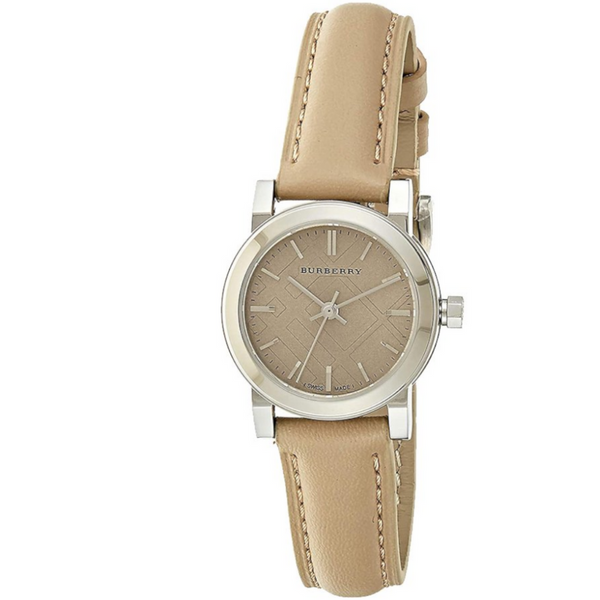 Burberry heritage sales beige leather watch