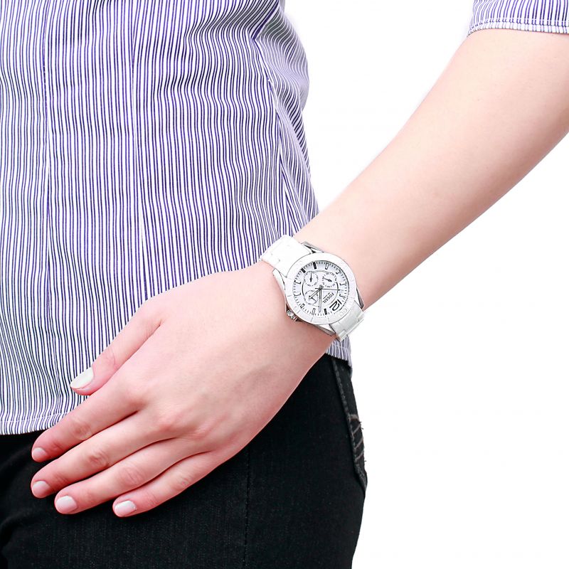 Versace Women's DV One Automatic White Ceramic Bracelet Watch | Dillard's