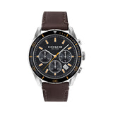 Coach Preston Brown Leather Strap Men's Watch  14602514 - Watches of America