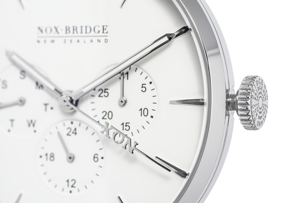 NOX-BRIDGE Classic Izar Silver 36MM IS36 - Watches of America #2