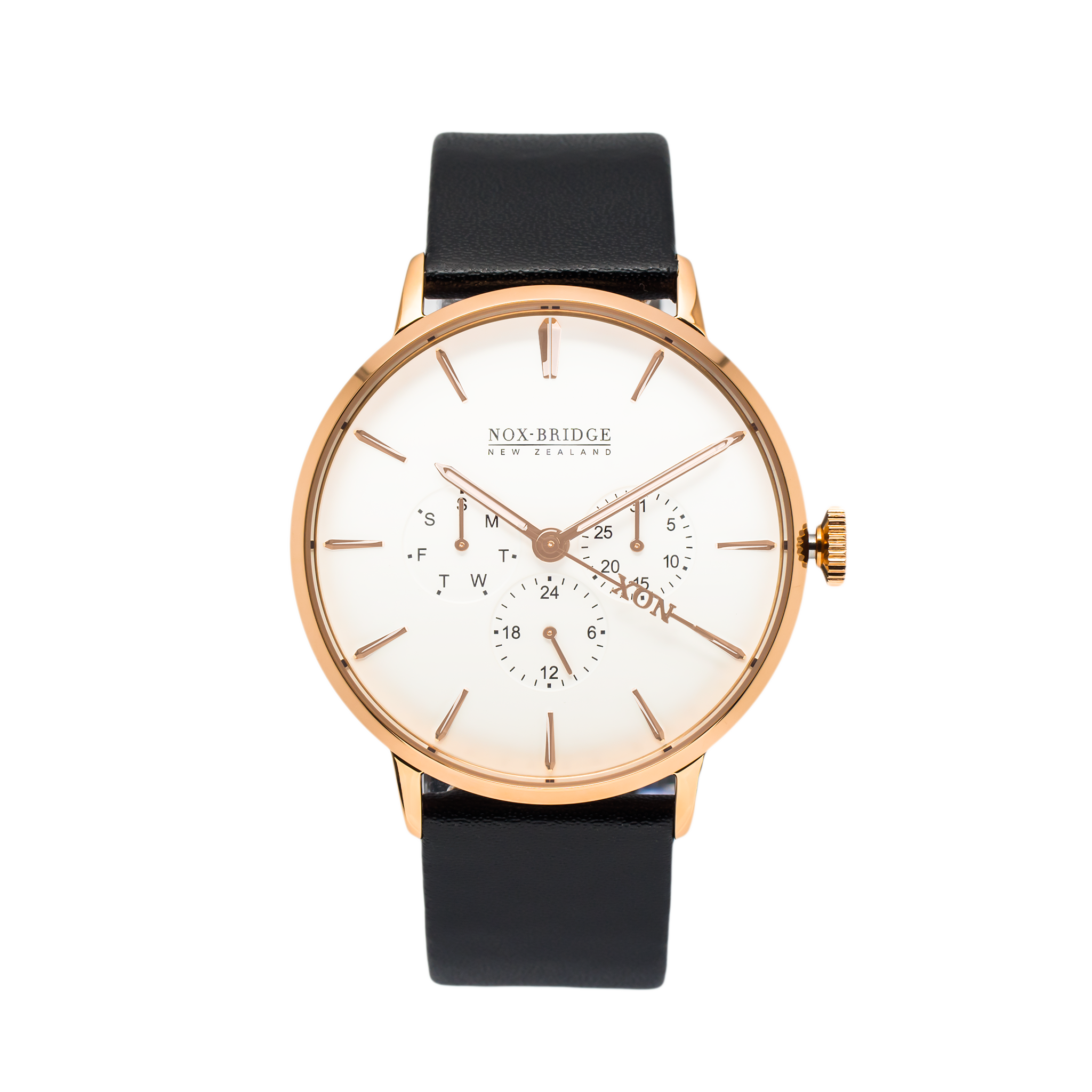 NOX-BRIDGE Classic Capella Rose Gold 41MM  CRG41 - Watches of America