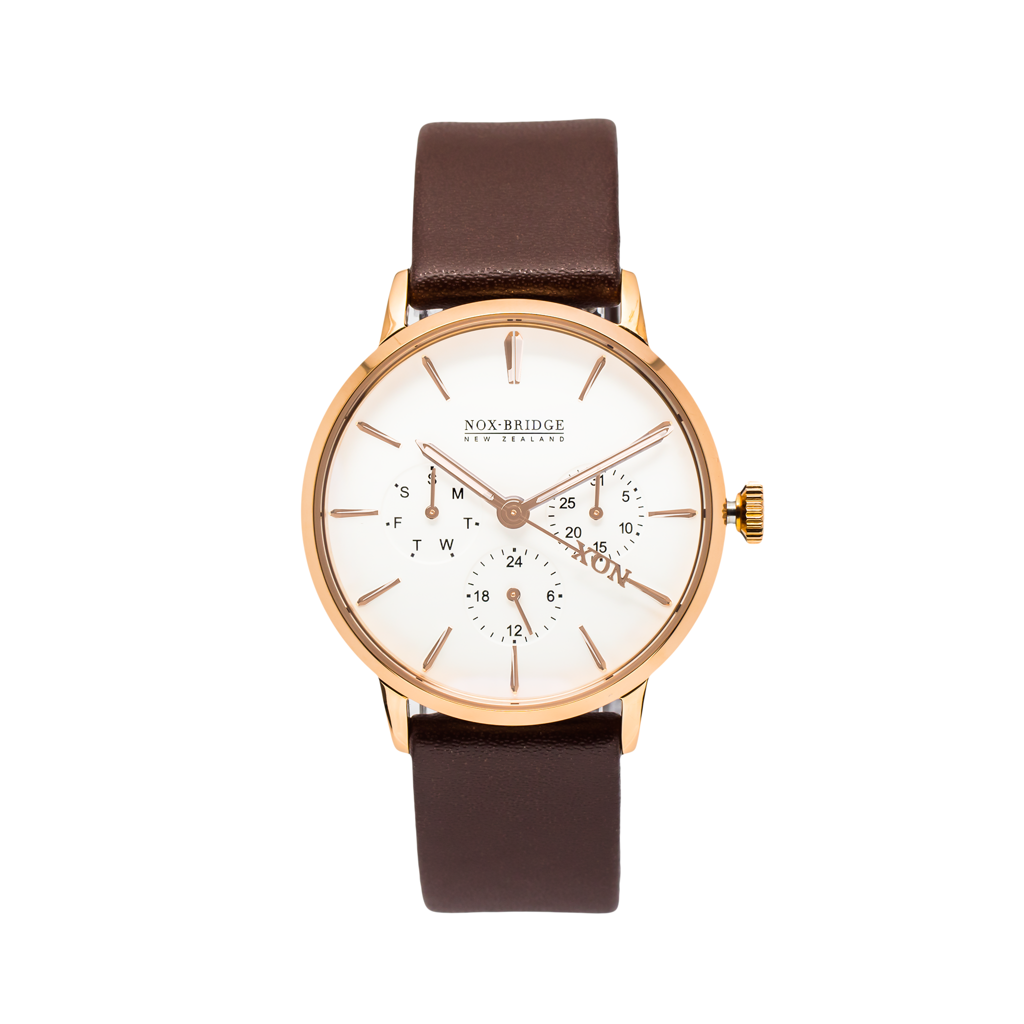 NOX-BRIDGE Classic Izar Rose Gold 36MM  IRG36 - Watches of America