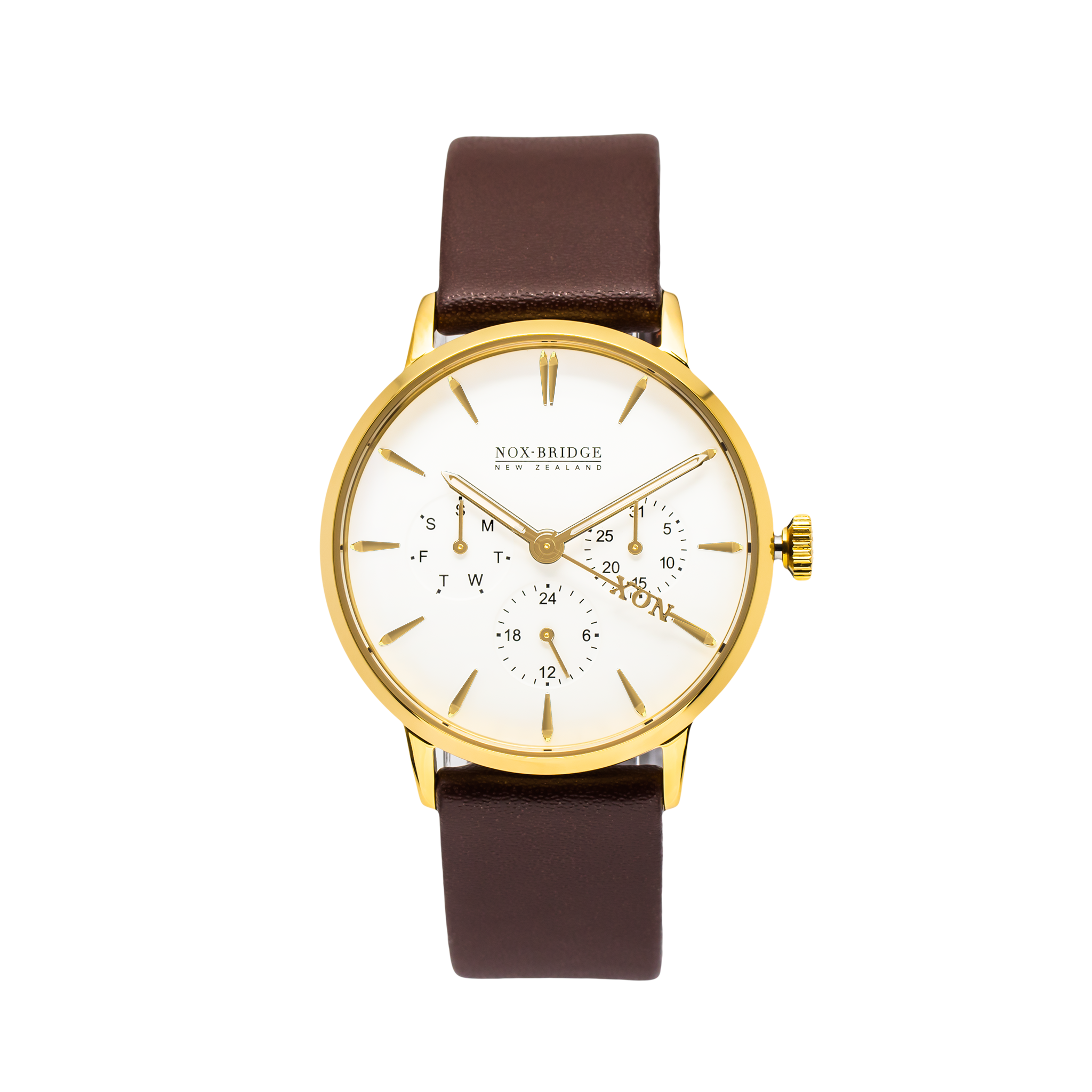 NOX-BRIDGE Classic Izar Gold 36MM  IG36 - Watches of America